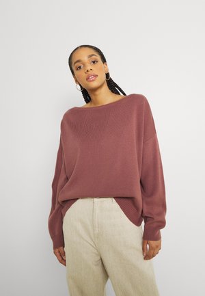 ONLPOPTESSA BOATNECK - Maglione - rose brown
