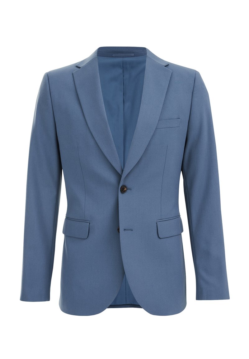 WE Fashion WE FASHION HEREN SLIM FIT BLAZER, TARO - Colbert - blue ...