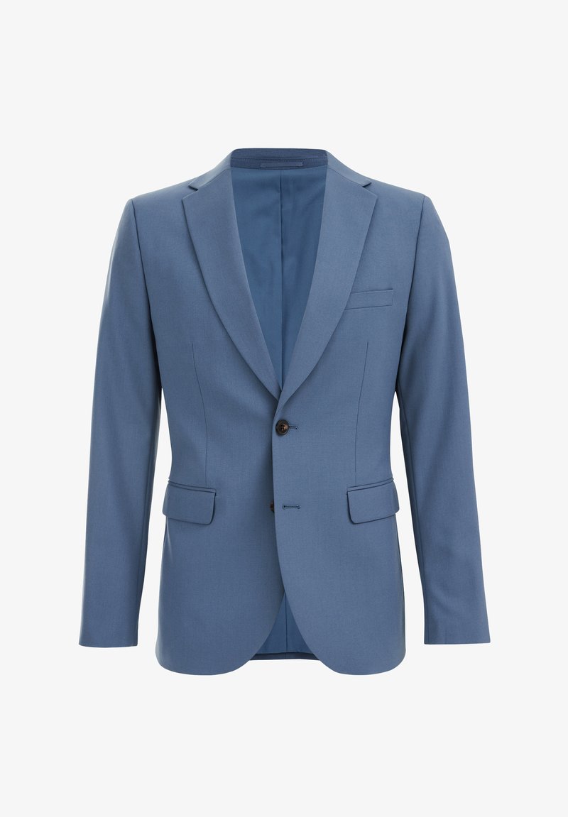 WE Fashion WE FASHION HEREN SLIM FIT BLAZER, TARO - Colbert - blue ...