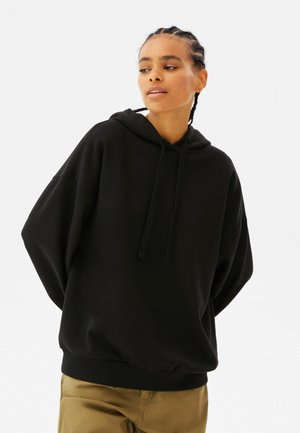 OVERSIZE - Bluza z kapturem - black