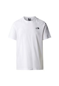 M SS NORTH FACES TEE - T-shirts med print - tnf white