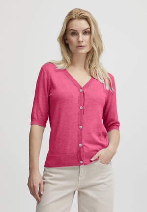 PZSARA CAR - Cardigan - pink yarrow melange