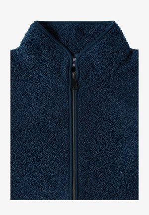 Cecil, TEDDY-JACKE MIT STEHKRAGEN IN UNIFARBE - Giacca in pile - moonlight blue