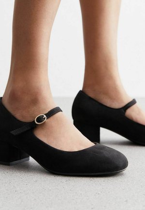 WIDE FIT MARY JANE BLOCK - Klassieke pumps - black