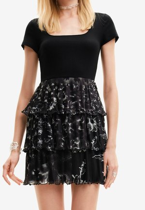 Gebreide jurk - black