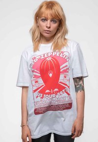Paradiso Clothing LED ZEPPELIN MOBILE MUNICIPAL - Print T-shirt - white