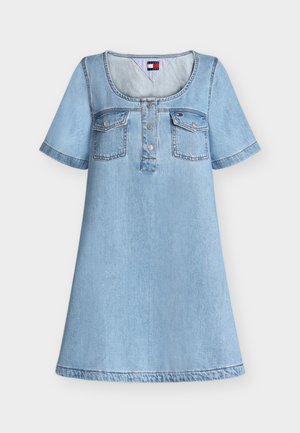 Tommy Jeans, A-LINE DENIM DRESS - Dongerikjole - denim light
