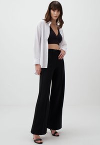 Jimmy Key HIGH WAIST STYLISH  - Pantalon classique - black