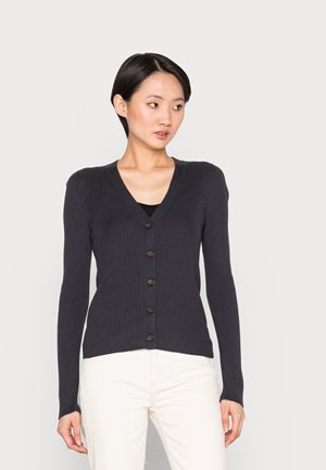 LONGSLEEVE BUTTON CLOSURE - Cardigan - deep sky