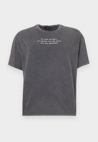 Even&Odd TONIA TEE - Print T-shirt - black