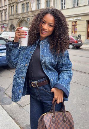 LOTTIE - Džinsa auduma jaka - dark indigo