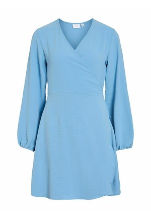 VILA, Wrap VILOVIE Short - Nappali ruha - blissful blue
