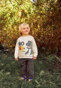 JoJo Maman Bébé APPLIQUÉ  - Mikina - natural trex