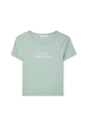 Terranova, WITH FRONT - T-shirt con stampa - verde acqua chiaro