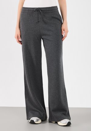 Tepláky - dk grey melange