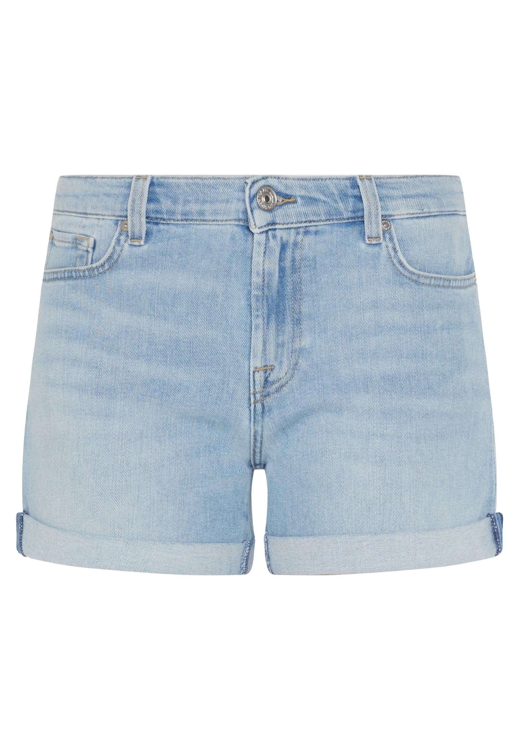 ショートパンツ 7 FOR ALL MANKIND 'Lola' shorts Light Blue 7 For All Mankind Lola Denim Shorts in Blue | Lyst