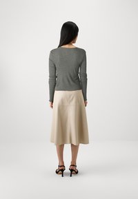 Samsøe Samsøe SONNET CARDIGAN - Casaco de malha - mid grey melange