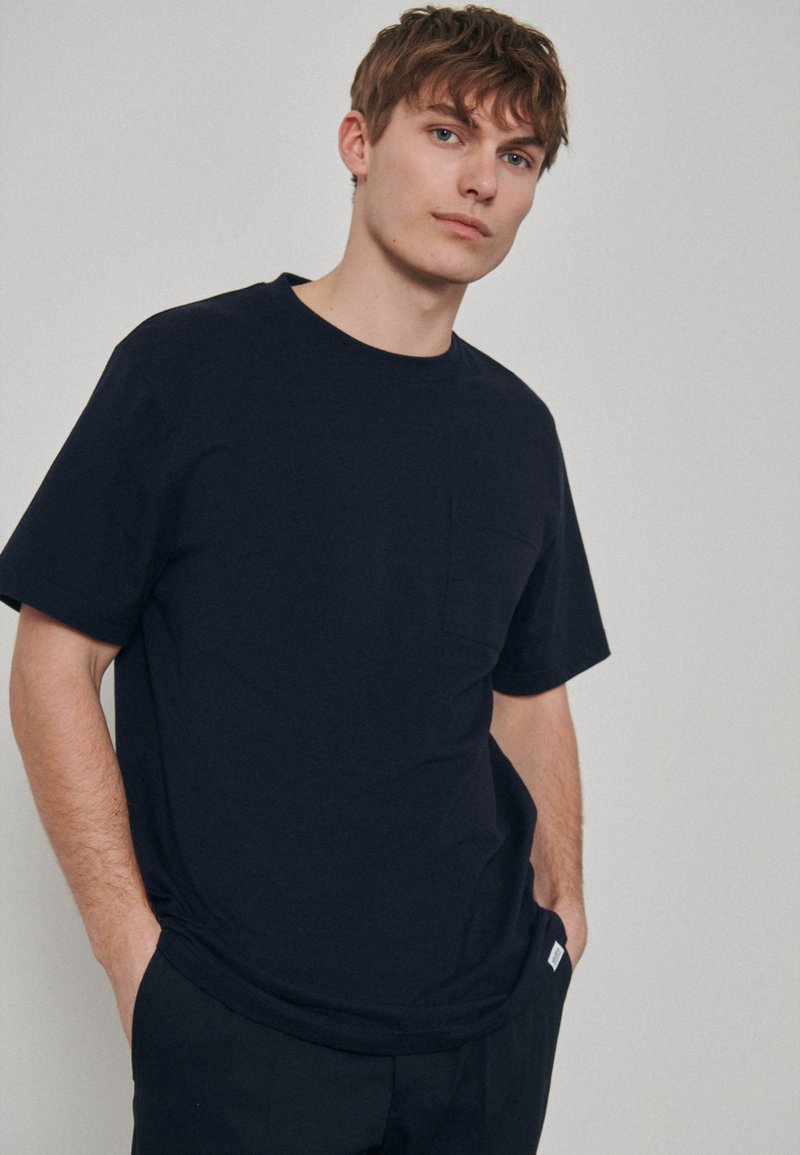 Damen T-Shirts | Studio Seidensticker T-Shirt basic navy/blau - NK21570 Damen T-Shirts | Studio Seidensticker T-Shirt basic navy/blau - NK21570