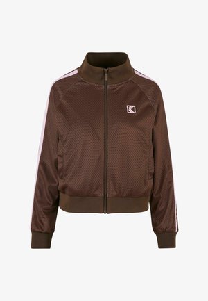Karl Kani Bomber-jakk - dark brown pink