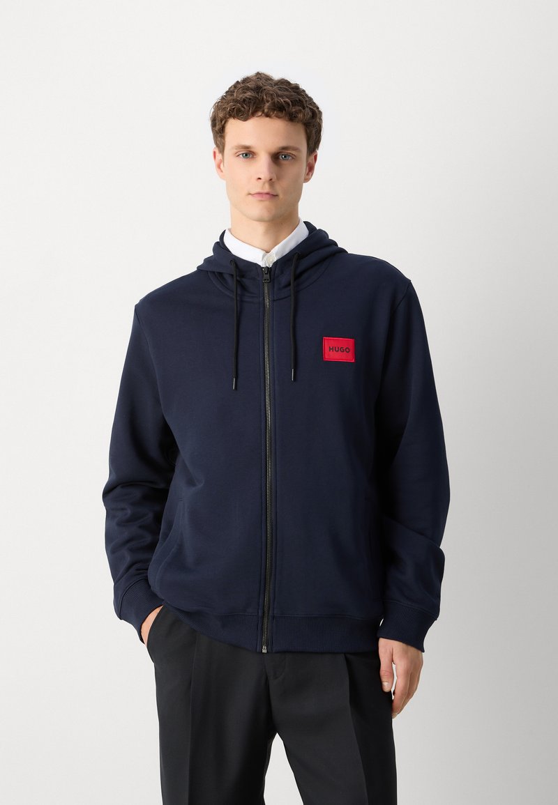 POLO RALPH LAUREN - Felpa uomo regular con zip e cappuccio - navy - 710888282002