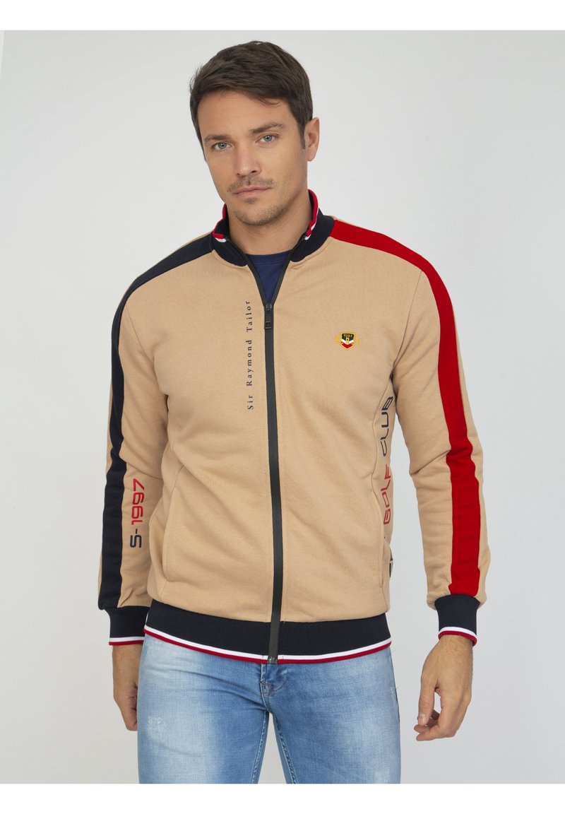 Sir Raymond Tailor Užtrauktuku užsegamas treningas beige/smėlinė