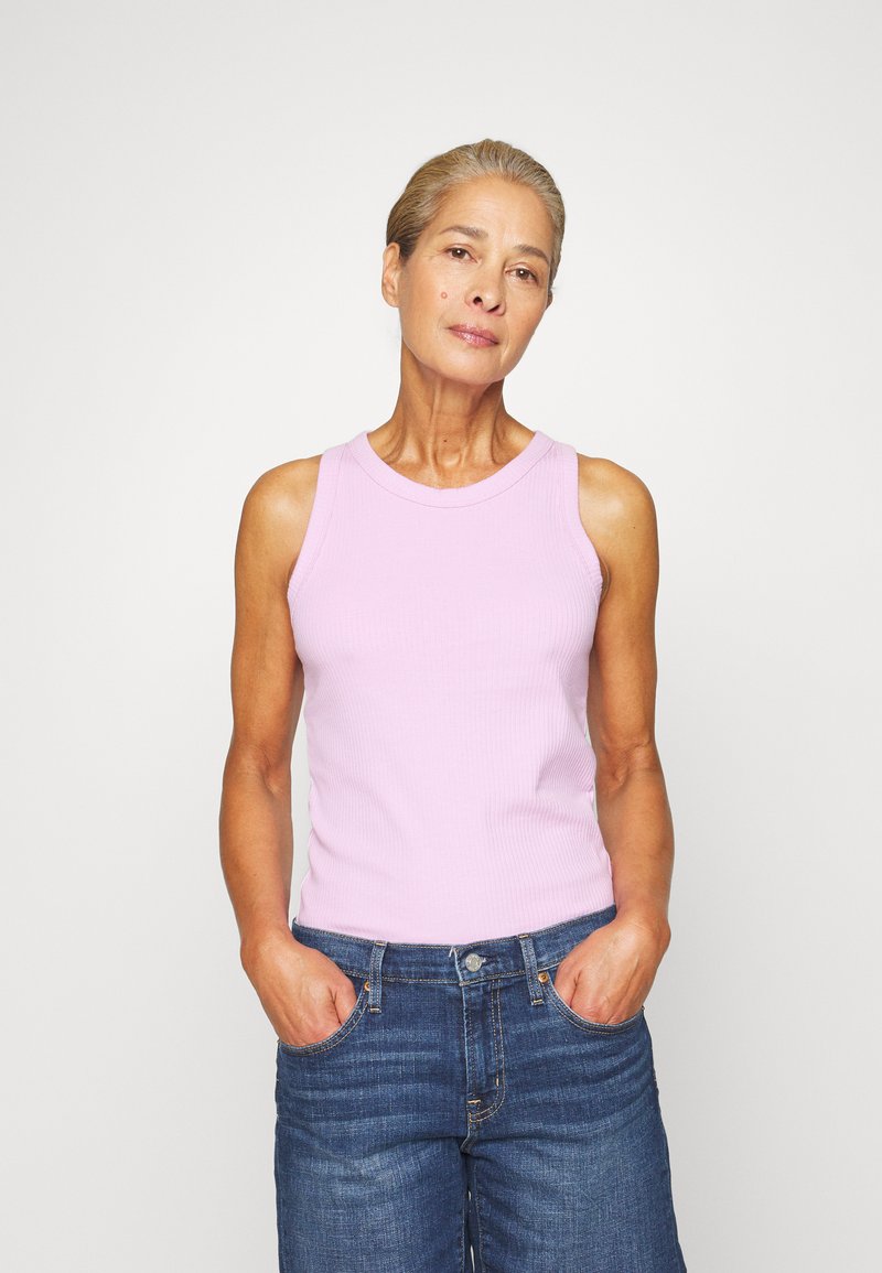 GAP HIGH NECK TANK Top purple rose/weiß Zalando.at
