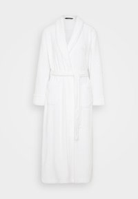 SO SOFT SHAWL COLLAR LONG ROBE - Dressing gown - white