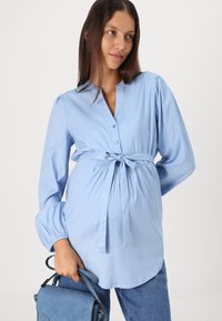 MAMALICIOUS MLELVA LIA  - Bluse - soft chambray