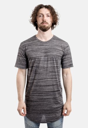 T-shirt imprimé - black melange