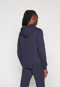Champion ICONS HOODIE CONTRAST LOGO SMALL - Felpa con cappuccio - dark blue