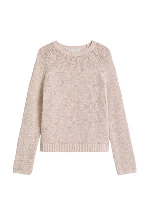 Marc O'Polo, MARC O'POLO OVERSIZE-PULLOVER AUS BÄNDCHENGARN   - Strickpullover - grey silk