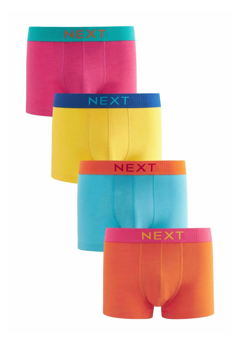 Next WAISTBAND 4 PACK  - Úzké boxerky - bright orange blue pink yellow