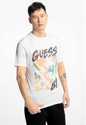 IMPRESS CN SS TEE - Triko s potiskem - white