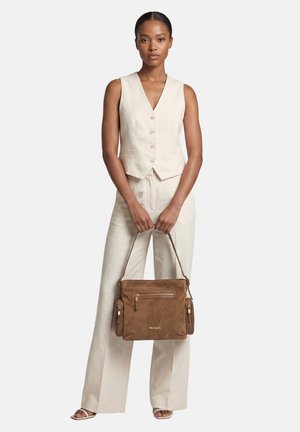 Pierre Cardin, PIERRE CARDIN SHOULDER BAG - Handtas - cognac