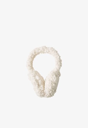Street One, TEDDY FLEECE EAR WARMERS WITH VELOUR DETAILS - Cache-oreilles - barley beige