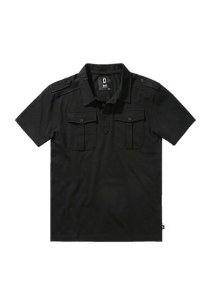 Brandit HERREN JON HALFSLEEVE - Poloskjorter - black
