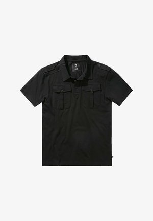 Brandit HERREN JON HALFSLEEVE - Polo - black