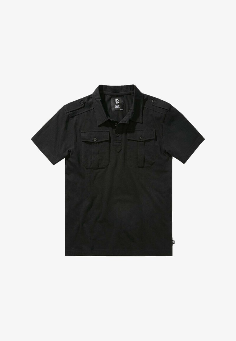 Brandit HERREN JON HALFSLEEVE - Polo marškinėliai - black
