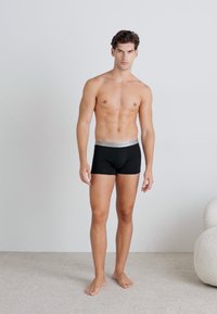 Tommy Hilfiger SIGNATURE TRUNK METALLIC 3 PACK - Chiloți boxer - light cast/antique silver/dark ash