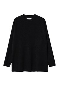 Mango Strickpullover - black