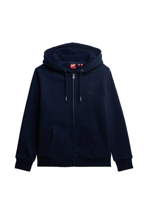 Superdry & Co, SUPERDRY ESSENTIAL BORG LINED ZIP HOODIE.. - Chaqueta de entretiempo - richest navy