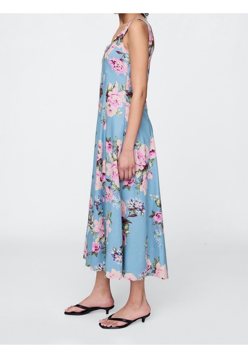 chinese dress ladies GAP Womens Maxi Shirt Dress Tea Rose XL at Amazon Women's Clothing store main image 1