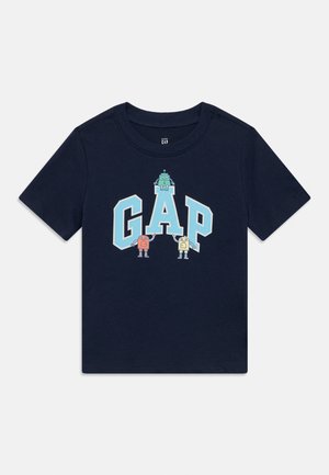 LOGO PRINT TEE - Tričko s potlačou - tapestry navy