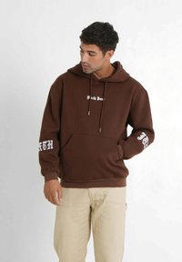 Sixth June CREW - Jersey con capucha - dark brown