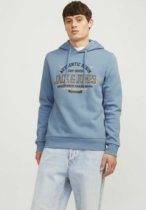 Jack & Jones, Logo - Jersey con capucha - mountain spring