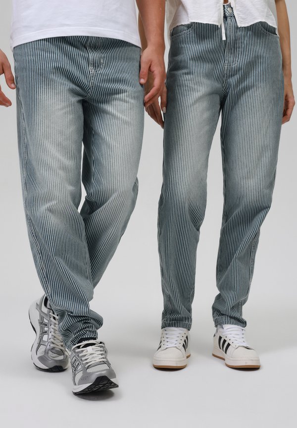 UNISEX - Straight leg jeans - stripe