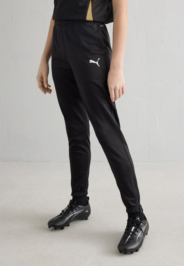 PUMA TEAMRISE POLY TRAINING UNISEX - Tracksuit bottoms - black/white