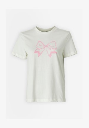 ONLY, ONLKATE TEE - Trükipildiga T-särk - cloud dancer/pink