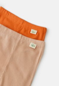 BabyCosy Organic 2 PACK UNISEX - Housut - pomegranate   peach