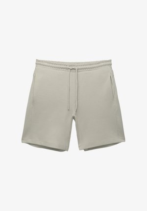 PULL&BEAR JOGGER - BERMUDA - Trainingsbroek - mint